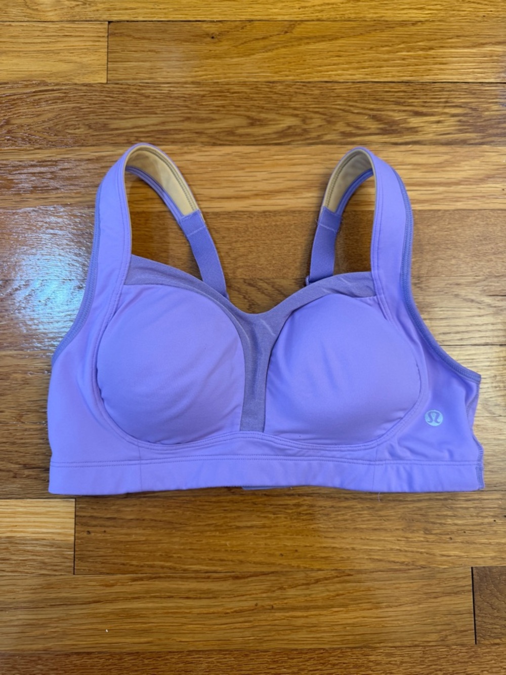 Lululemon Ta Ta Tamer Sports Bra Light Purple - Size 34C Adjustable